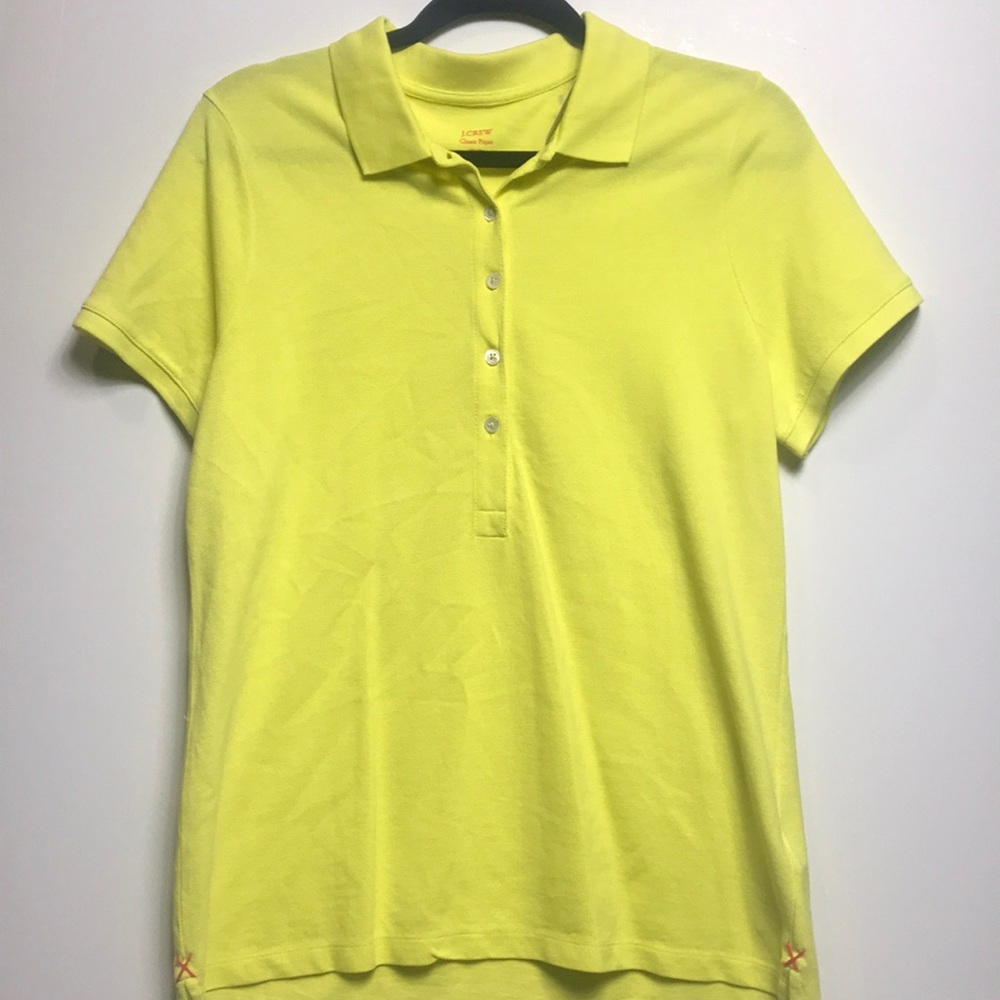 J crew yellow polo